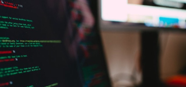 プログラムコードが表示された画面