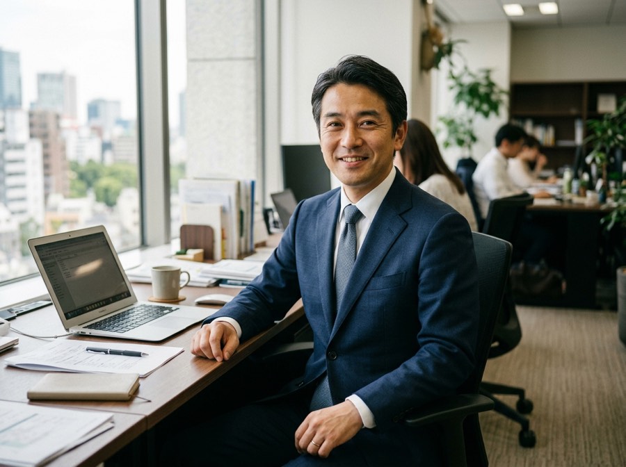 代表の暁健一郎